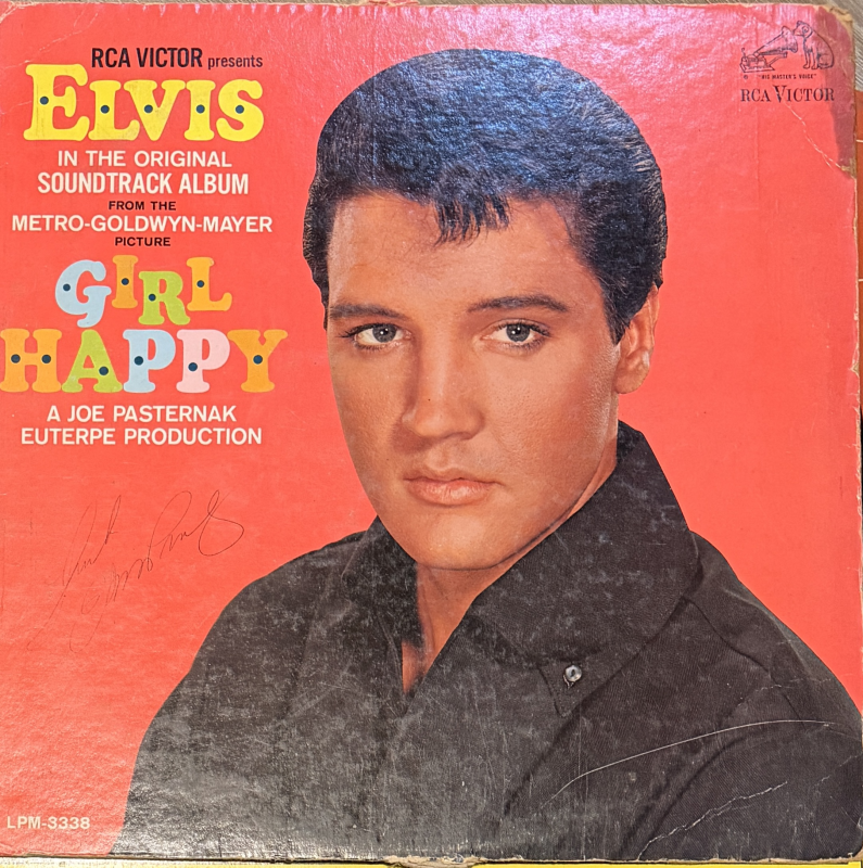 Elvis Presley Autographed Album AAS COA