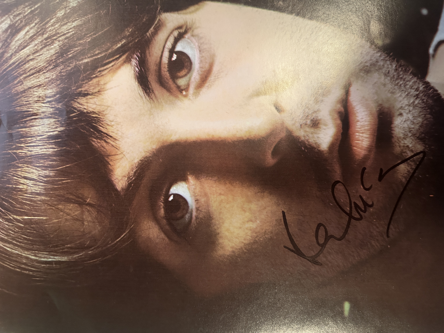 Paul McCartney Autographed White Album Photo