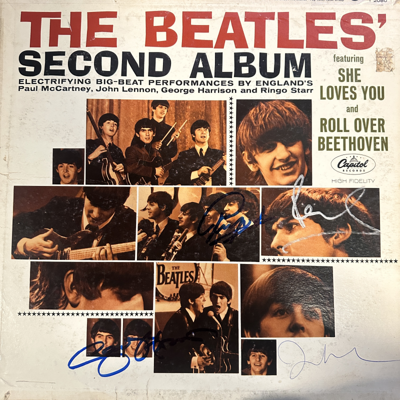 Beatles Autographed Album Cover