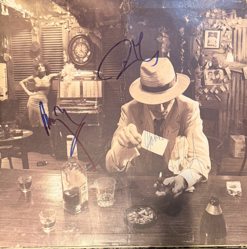 Led Zeppelin Autographed Album BONHAM PAGE PLANT JONES!