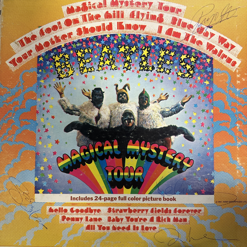 Beatles Autographed Album Cover
