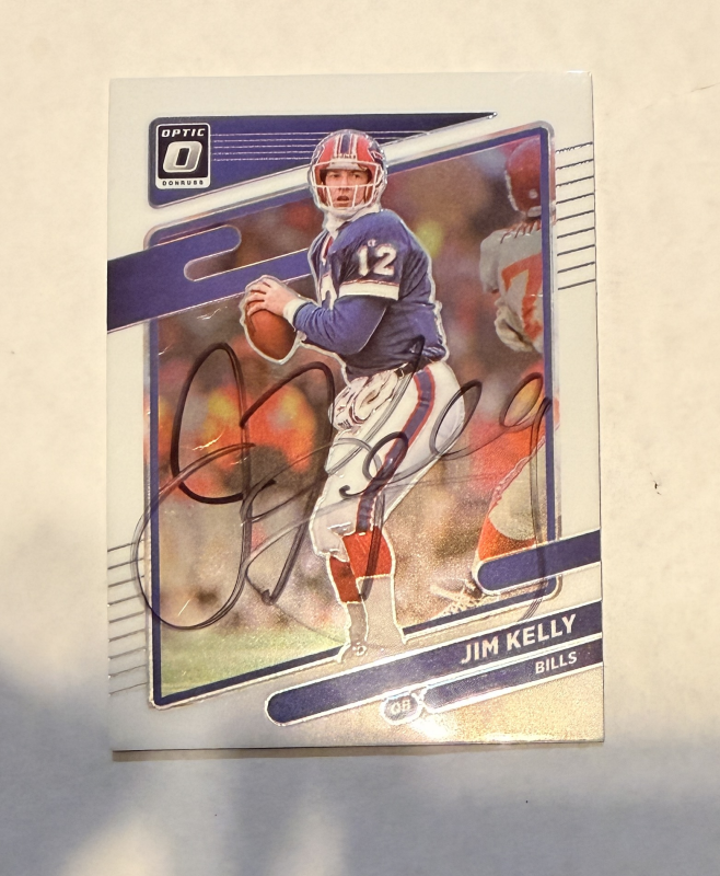 Jim Kelly Autographed CARD