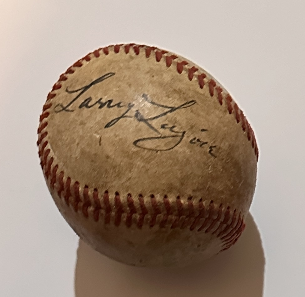 Larry Lajoie Autographed Baseball w/COA
