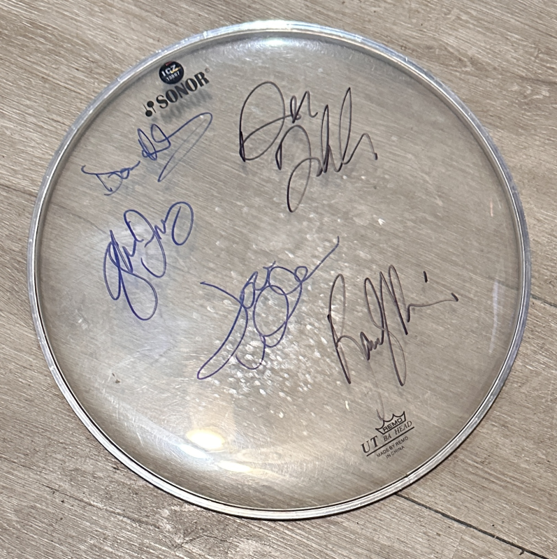 The EAGLES Autographed Drumhead