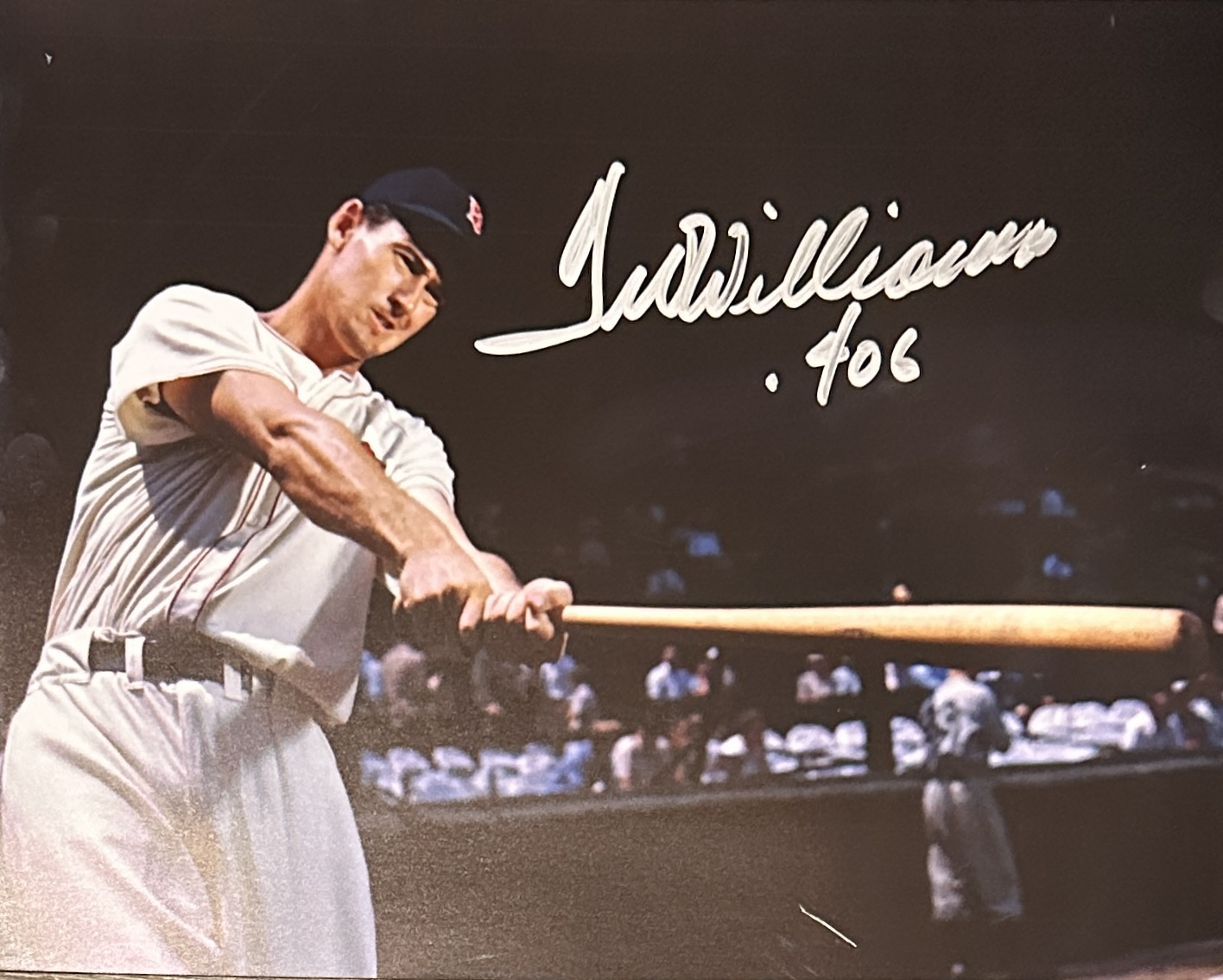 Ted Williams Autographed 8x10 