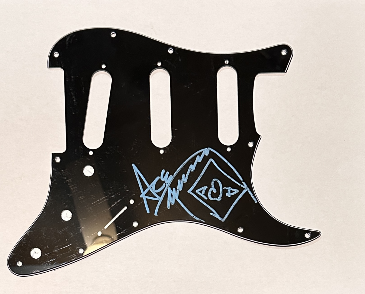 Ace Frehley Autographed Pickguard