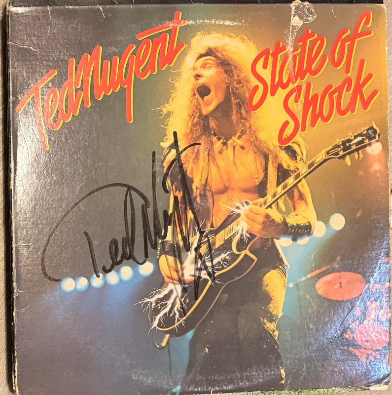 Ted Nugent Autographed Album AAS COA