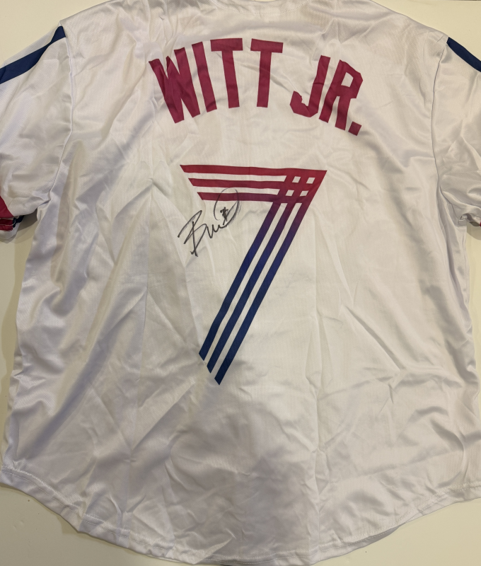 Bobby Witt Jr. Autographed Jersey