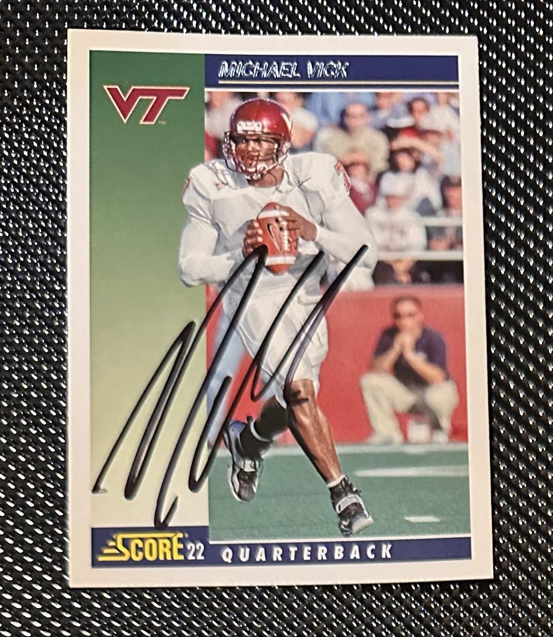 Michael Vick Autographed Card 