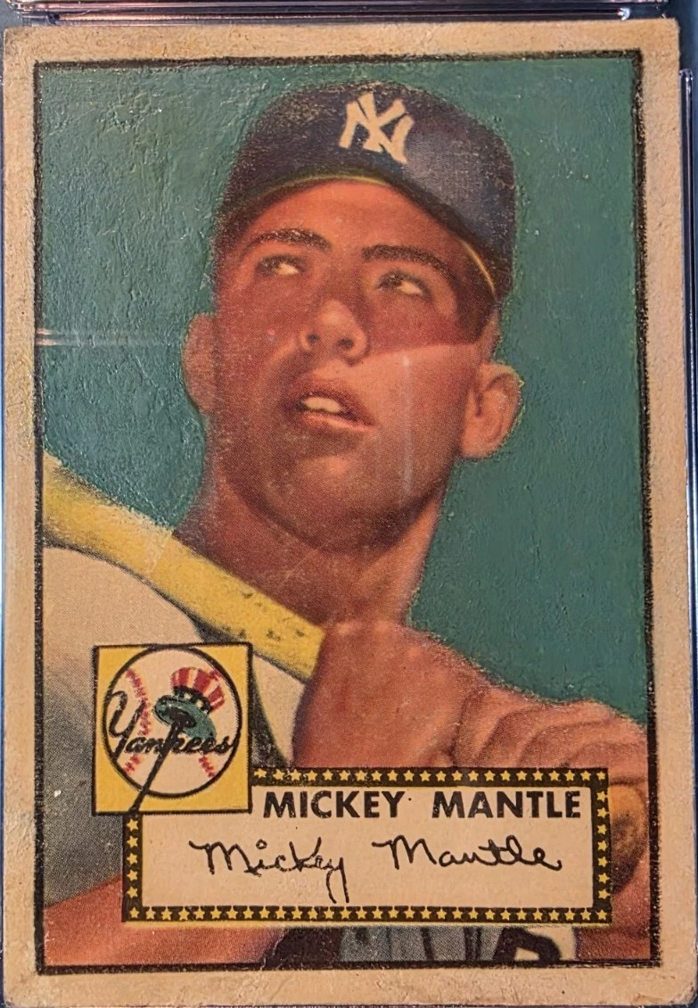 1952 Topps Mickey Mantle Rookie! Guranteed!