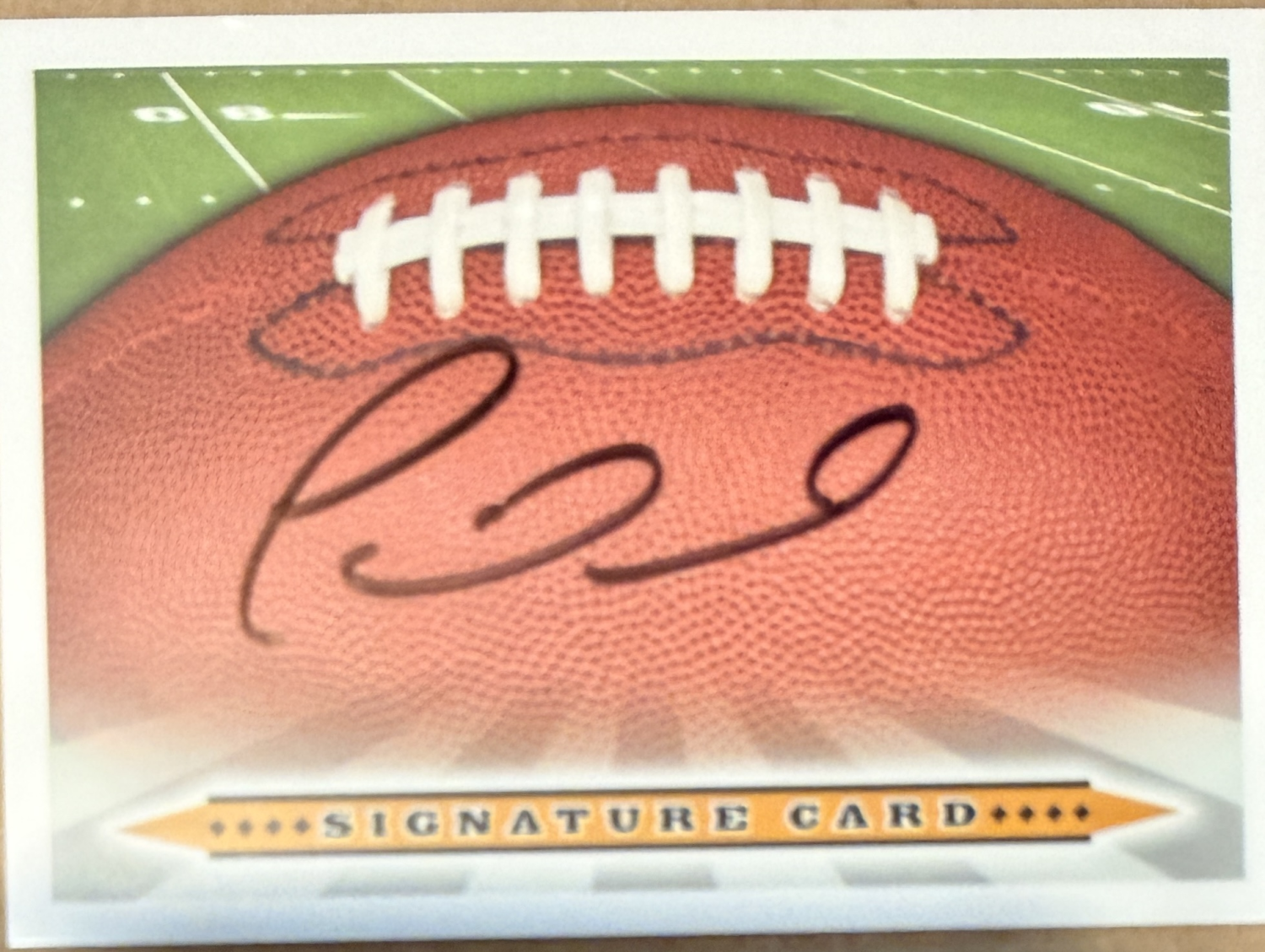Patrick Mahomes Autographed Card