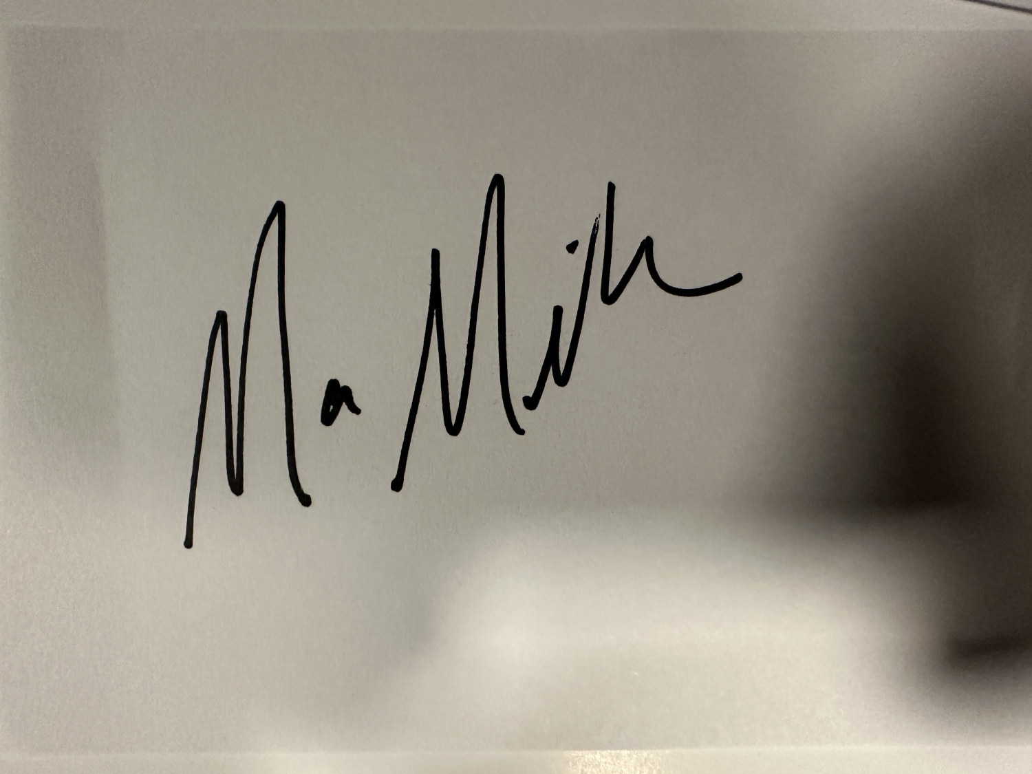 Mac Miller Autographed Card 