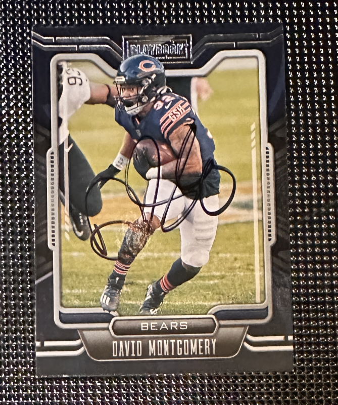 David Montgomery AUTOGRAPHED Card 