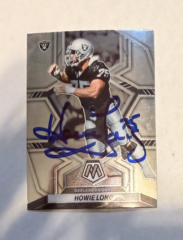 Howie Long Autographed CARD