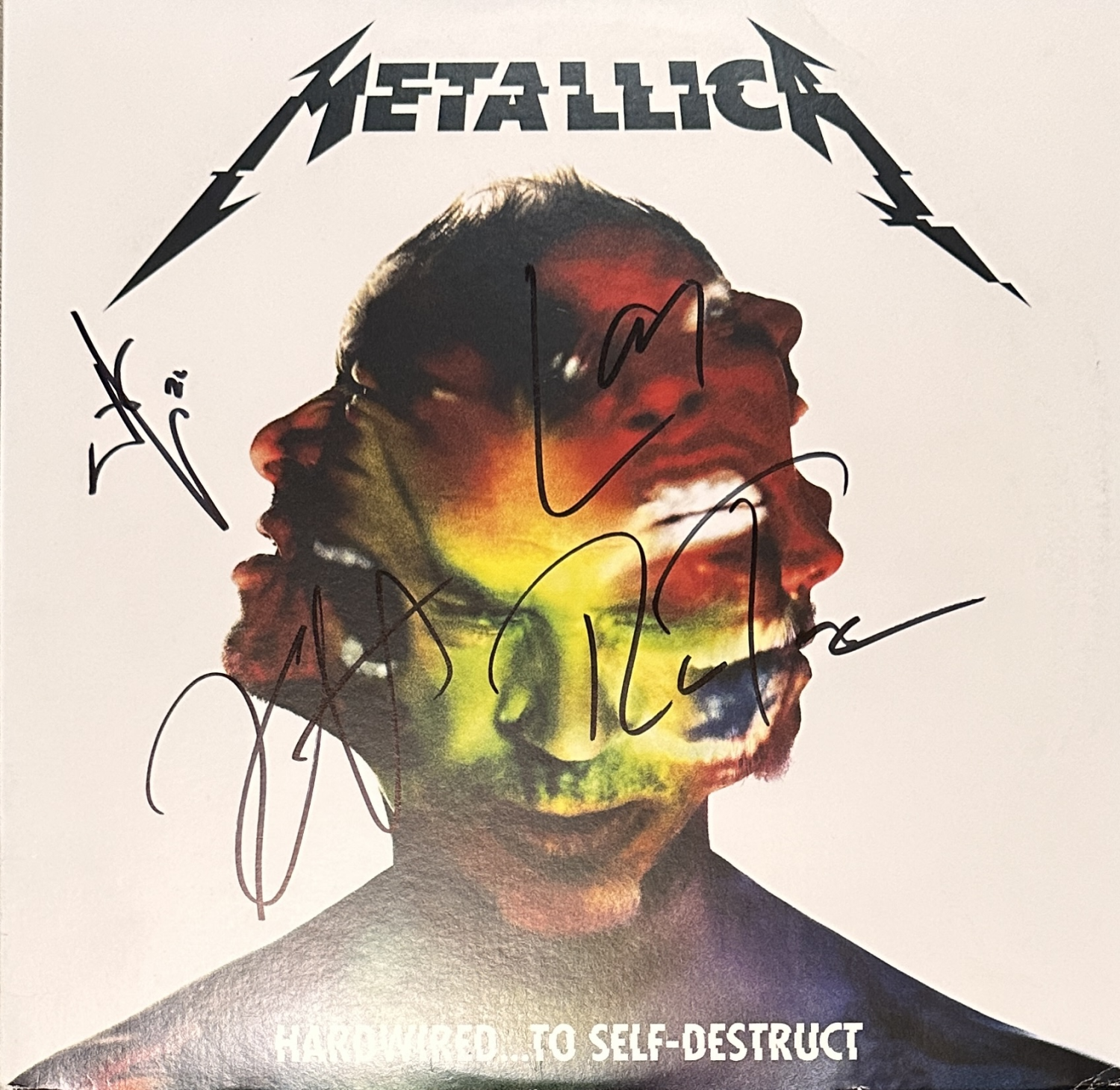 Metallica Autographed Album JAMES Robert LARS KIRK