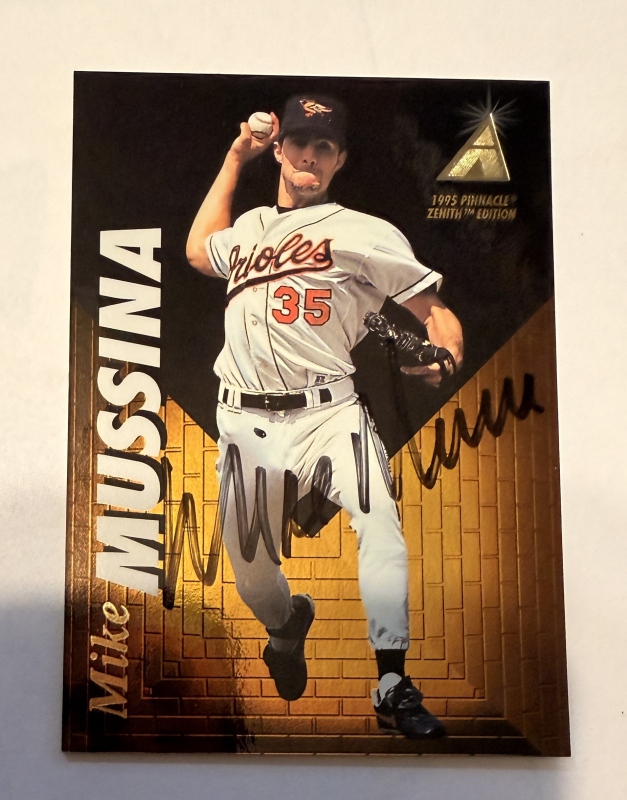 Mike Mussina Autographed CARD