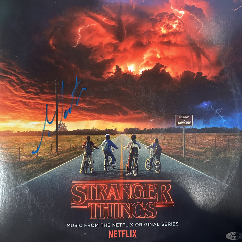 Gaten Matarazzo Autographed Stranger Things Album Cover
