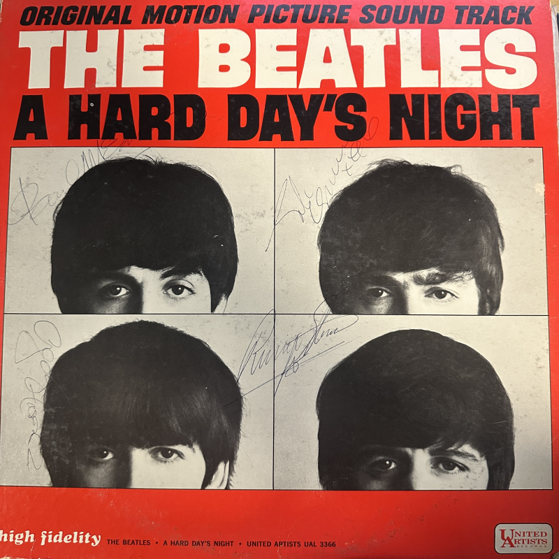 Beatles Autographed Album Cover