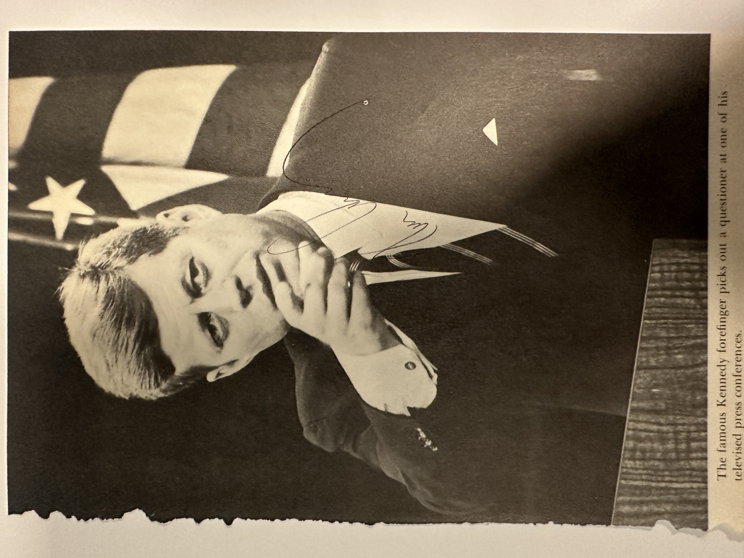 John F. Kennedy Autographed Book PAGE