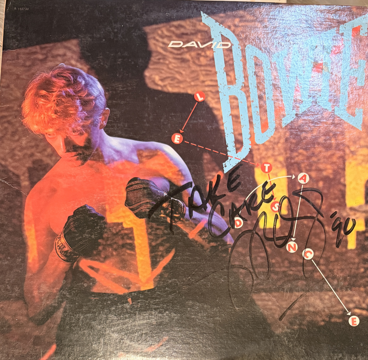 Stevie Ray Vaughan Autographed Album