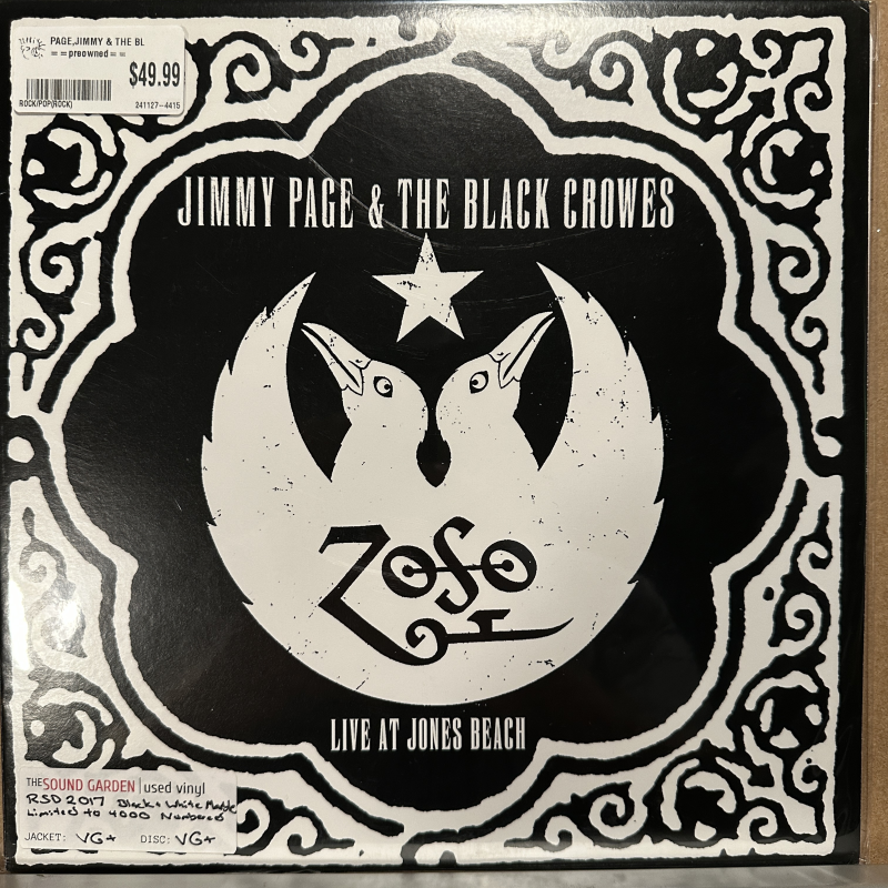 Jimmy Page And The Black Crowes – Live At Jones Beach